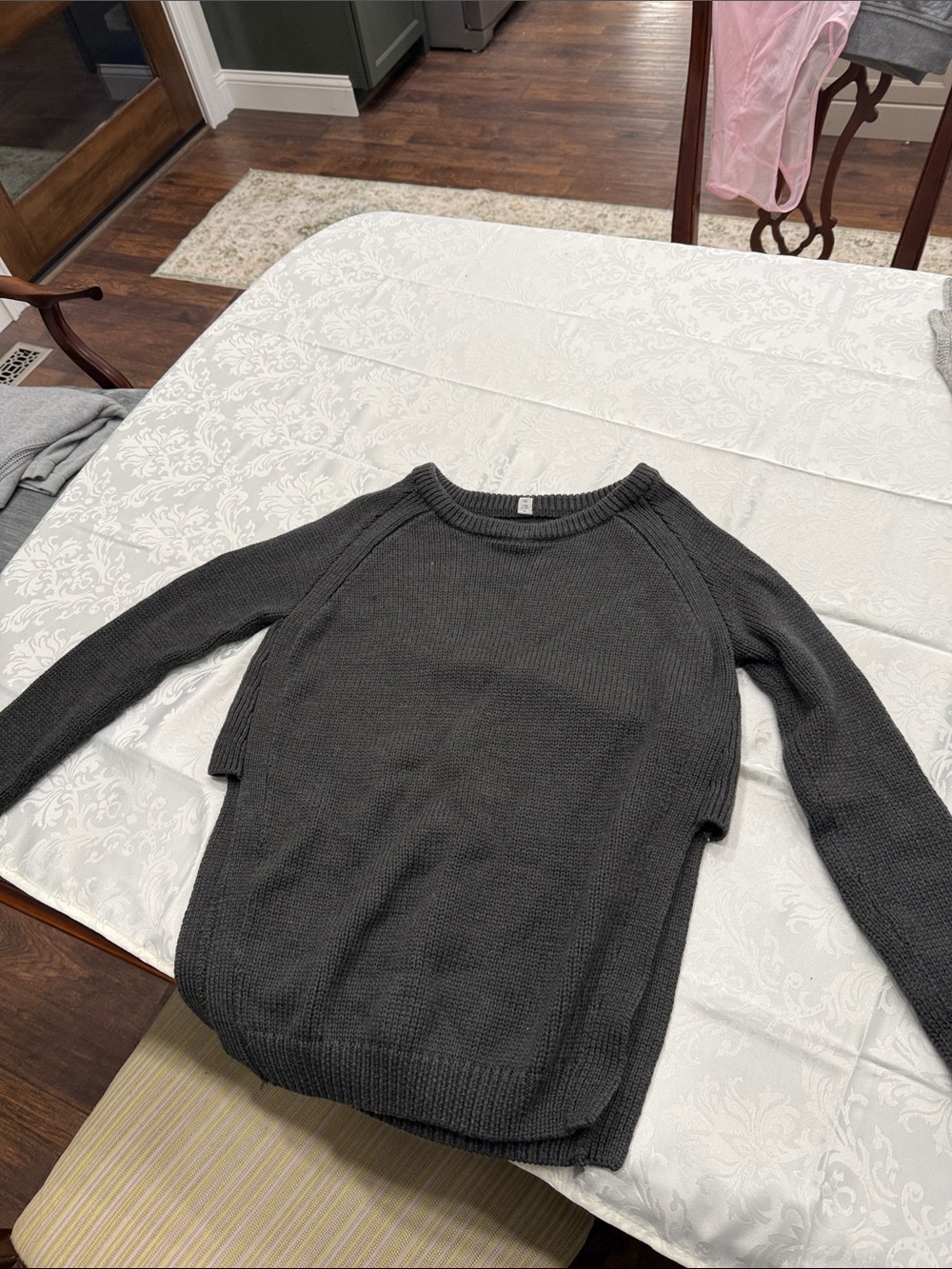 lululemon athletica Charcoal Crewneck Sweater